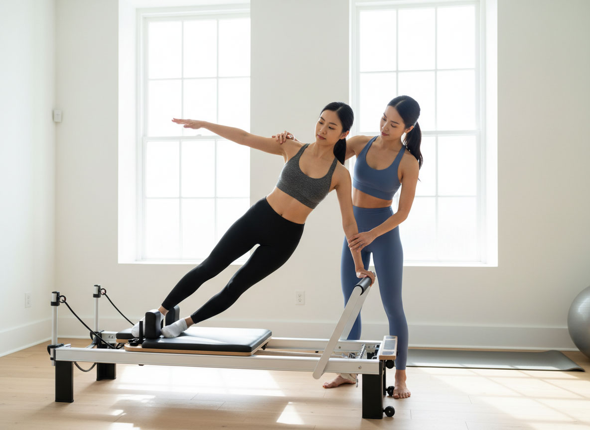 身体の構造に基づいたマシンピラティス指導